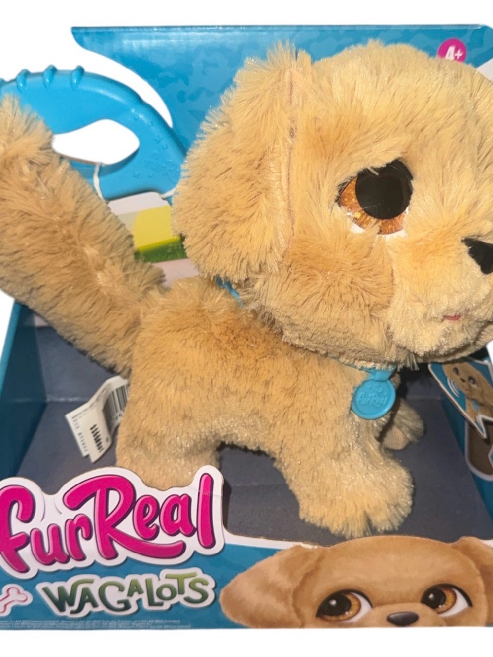 Funereal Wagalots Plush Puppy Toy - Tan